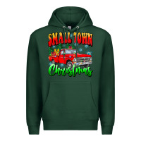 Sports Green Small town Christmas Premium Hoodie - CowhideDigitalArt