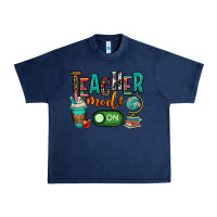 Navy teacher mode on Urban Heavy Tee - OliviaCreatesArt