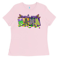 Bubblegum Pink mardi gras mama Ladies Tee - CowGirlArtShop