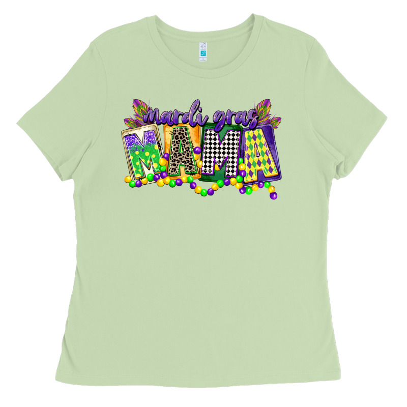 Mardi Gras Mama Ladies Tee by CowGirlArtShop | Teevron