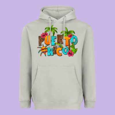 Puerto Rico Heavyweight Hoodie Designed By Adodesignshop