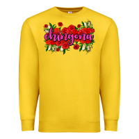 Lemon Chingona with roses Premium Sweatshirt - AdoDesignShop