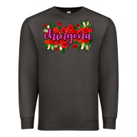 Smoke Chingona with roses Premium Sweatshirt - AdoDesignShop