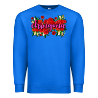 True Royal Chingona with roses Premium Sweatshirt - AdoDesignShop