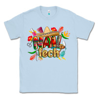 Dusty Blue cinco de mayo nail tech Classic Tee - CowGirlArtShop