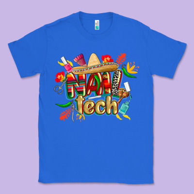 Cinco De Mayo Nail Tech Classic Tee Designed By Cowgirlartshop