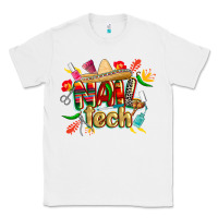 White cinco de mayo nail tech Classic Tee - CowGirlArtShop