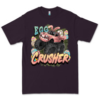 Plum Egg crusher Easter truck Easter Day Premium Tee - HowdyJamesFarm