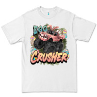 White Egg crusher Easter truck Easter Day Premium Tee - HowdyJamesFarm
