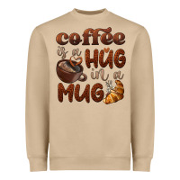 Mushroom coffee is a hug in a mug Heavyweight Sweatshirt - BarkalooDesign