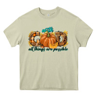 Mossy With God All Things Are Possible Heavy Core Tee - texasbilliewilder