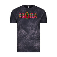 Cloud Black abuela floral aztec leopard Vintage Tee - Jasminsmagicworld