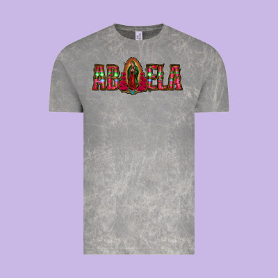 Abuela Floral Aztec Leopard Vintage Tee Designed By Jasminsmagicworld