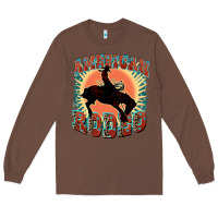 Chestnut American rodeo Long Sleeve Tee - FaDigitalArtStudio
