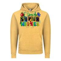 I Teach Super Heroes Vintage Hoodie | Teevron