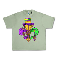 Oil Green fleur de lis Urban Heavy Tee - OliviaCreatesArt
