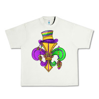 Pistachio fleur de lis Urban Heavy Tee - OliviaCreatesArt