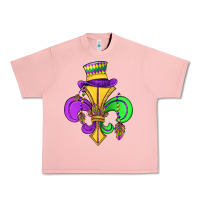 Salmon fleur de lis Urban Heavy Tee - OliviaCreatesArt