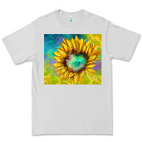 Dove Grey sparkling sunflower Premium Tee - TumblerDesignByShophia