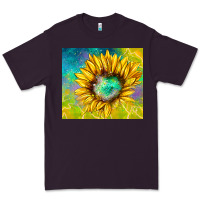 Plum sparkling sunflower Premium Tee - TumblerDesignByShophia