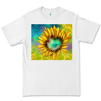 White sparkling sunflower Premium Tee - TumblerDesignByShophia