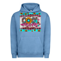 Pigment Pebble Blue cool mom Urban Hoodie - JahusDesignShop