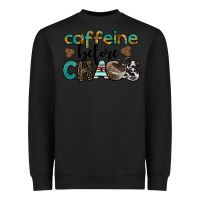 Black western caffeine before chaos Heavyweight Sweatshirt - BarkalooDesign