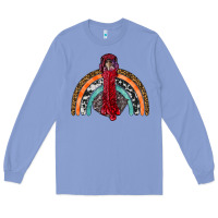 Colony Blue thanksgiving turkey rainbow Long Sleeve Tee - RanaPortraitStore