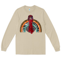 Mushroom thanksgiving turkey rainbow Long Sleeve Tee - RanaPortraitStore