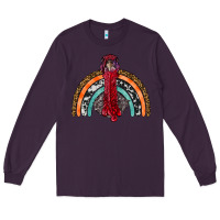 Plum thanksgiving turkey rainbow Long Sleeve Tee - RanaPortraitStore