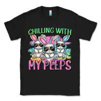 Black chilling with my peeps easter bunnies cowgirl cowg Classic Tee - CowGirlArtShop