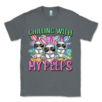 Charcoal Heather chilling with my peeps easter bunnies cowgirl cowg Classic Tee - CowGirlArtShop
