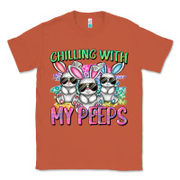 Copper chilling with my peeps easter bunnies cowgirl cowg Classic Tee - CowGirlArtShop