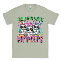 Matcha chilling with my peeps easter bunnies cowgirl cowg Classic Tee - CowGirlArtShop
