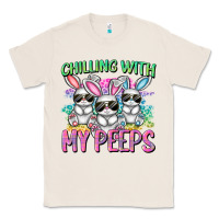 Natural chilling with my peeps easter bunnies cowgirl cowg Classic Tee - CowGirlArtShop