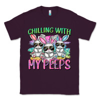 Plum chilling with my peeps easter bunnies cowgirl cowg Classic Tee - CowGirlArtShop