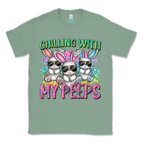 Sage chilling with my peeps easter bunnies cowgirl cowg Classic Tee - CowGirlArtShop