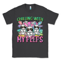 Smoke chilling with my peeps easter bunnies cowgirl cowg Classic Tee - CowGirlArtShop