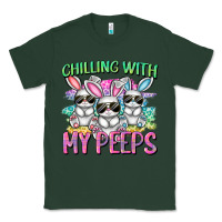 Sports Green chilling with my peeps easter bunnies cowgirl cowg Classic Tee - CowGirlArtShop