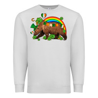 Dove Grey st patricks bear ado Premium Sweatshirt - AdoDesignShop