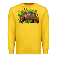 Lemon st patricks bear ado Premium Sweatshirt - AdoDesignShop