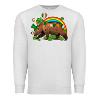 Oatmeal Heather st patricks bear ado Premium Sweatshirt - AdoDesignShop