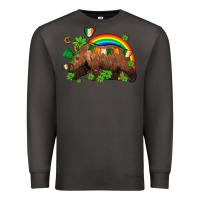Smoke st patricks bear ado Premium Sweatshirt - AdoDesignShop