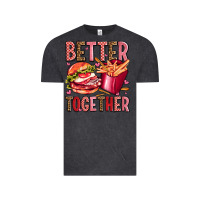 Vintage Black hamburger potatoes better together olivia Vintage Tee - OliviaCreatesArt