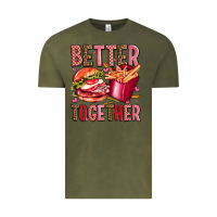 Vintage Olive hamburger potatoes better together olivia Vintage Tee - OliviaCreatesArt