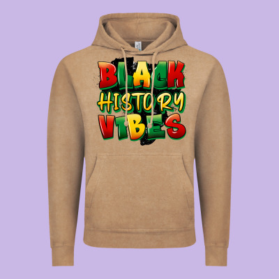 Black History Vibes Vintage Hoodie Designed By Fadigitalartstudio