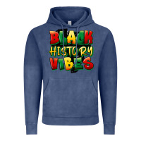 Vintage Denim black history vibes Vintage Hoodie - FaDigitalArtStudio