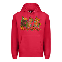 Cardinal western Christmas Premium Hoodie - CowhideDigitalArt