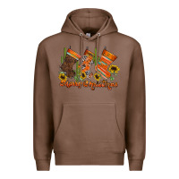 Chestnut western Christmas Premium Hoodie - CowhideDigitalArt