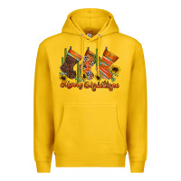 Lemon western Christmas Premium Hoodie - CowhideDigitalArt
